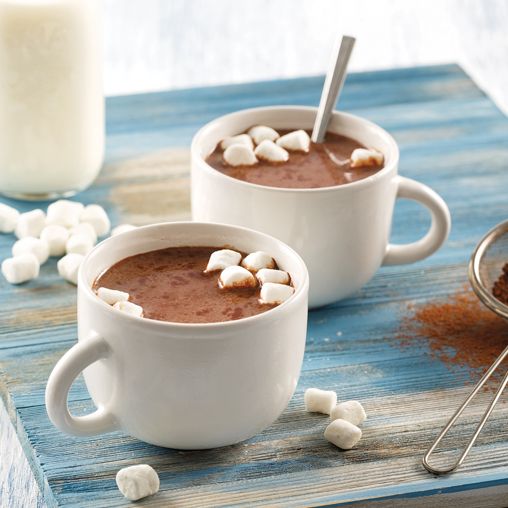 Pour les plus grand plaisir d'hiver, un délicieux chocolat chaud !